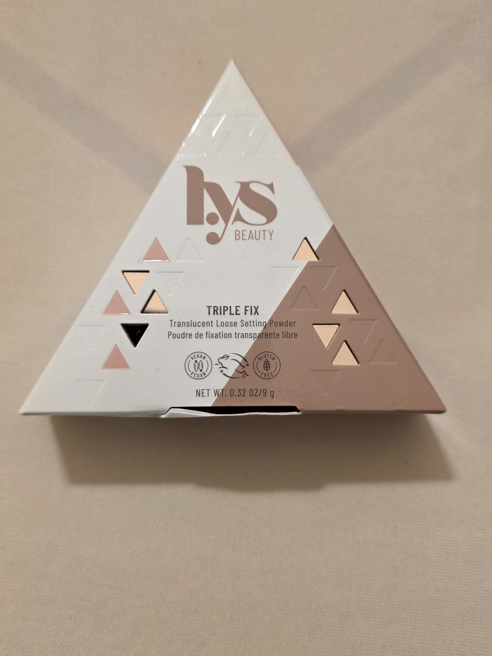 LYS Beauty Triple Fix Translucent Loose Setting Powder – Brand New in Box (NIB)